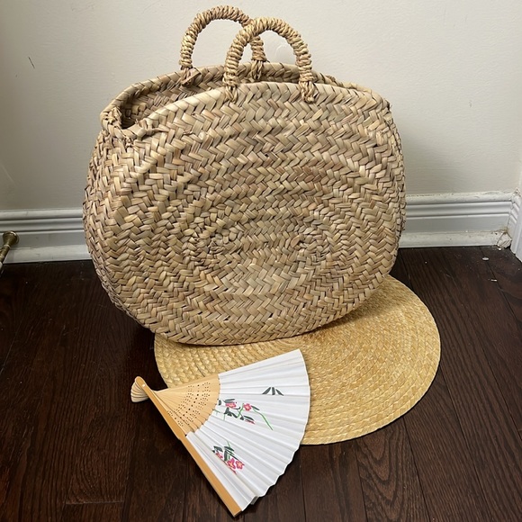 Vintage Cottagecore Bali Straw Bag - Picture 12 of 13